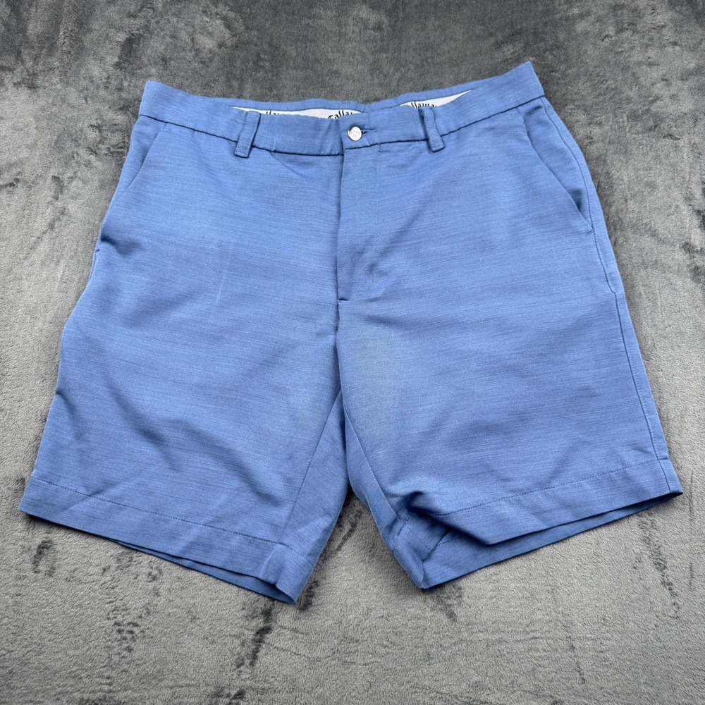 Callaway Golf Shorts Blue Mens 34 Stretch Performance Fair Condition